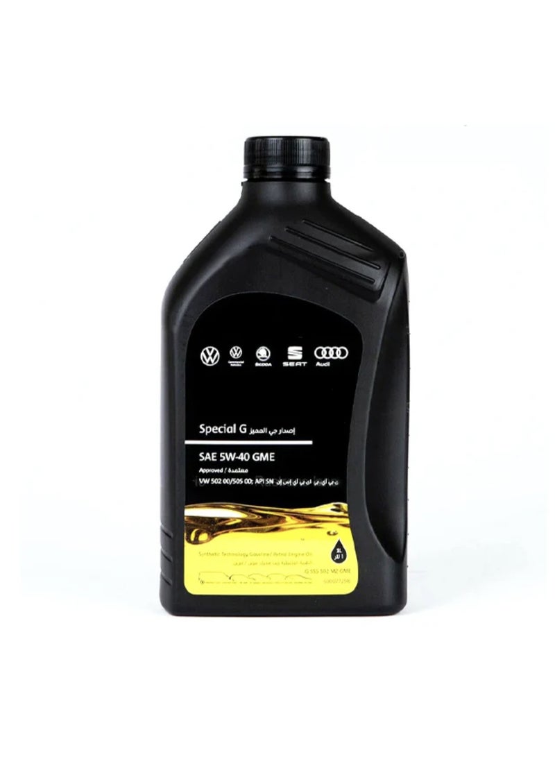 فولكس فاجن زيت محرك فولكس فاجن Special G SAE 5W-40 GME – سعة 1 لتر - Image 1